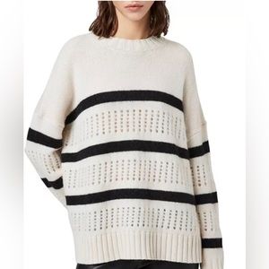 ALLSAINTS Siddons Striped Sweater - Size L